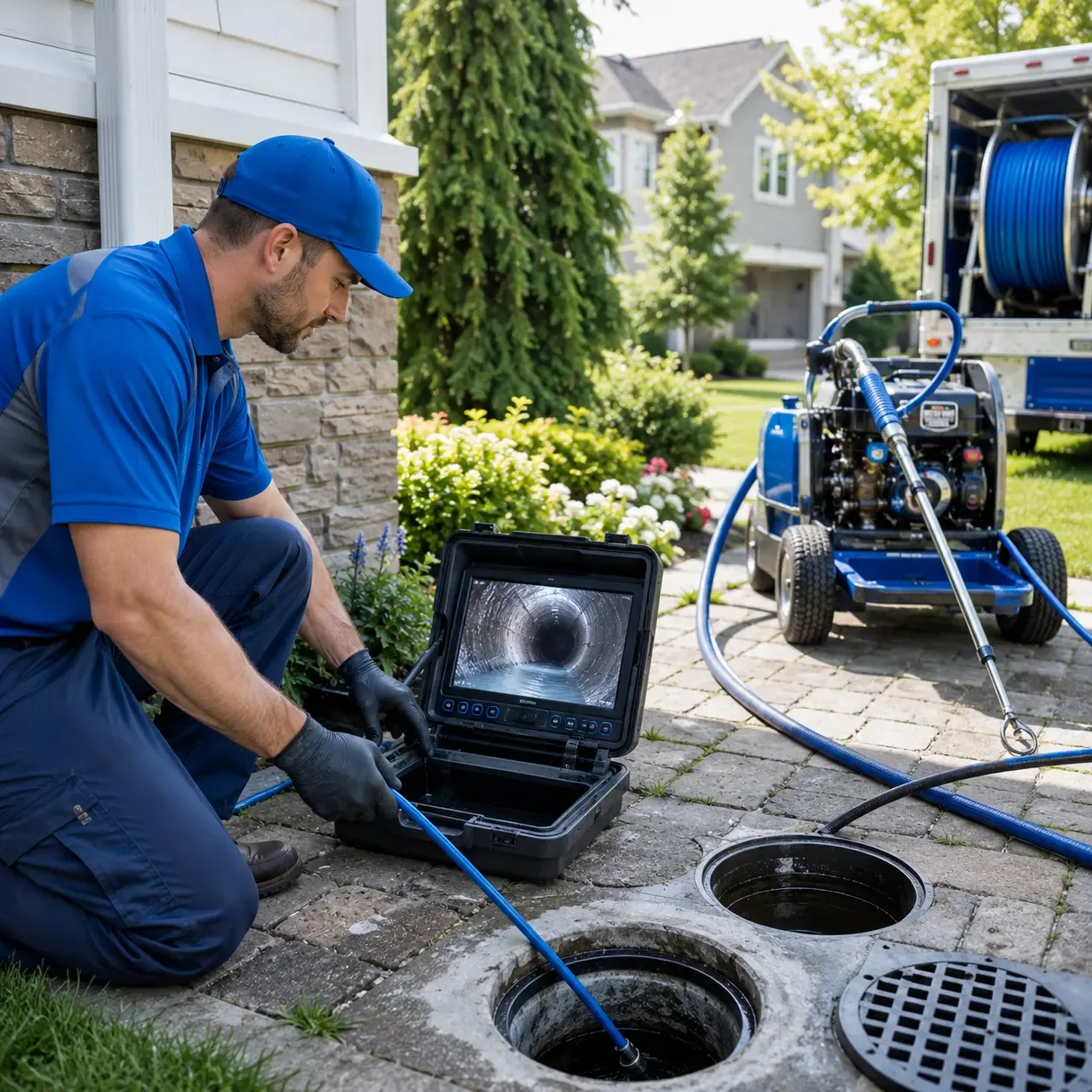 Outdoor drain cleaning professionals serving Holland, IA